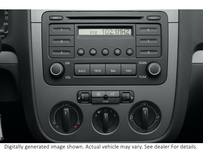 2008 Volkswagen Jetta 4Dr I5 Auto Trendline Interior Shot 2