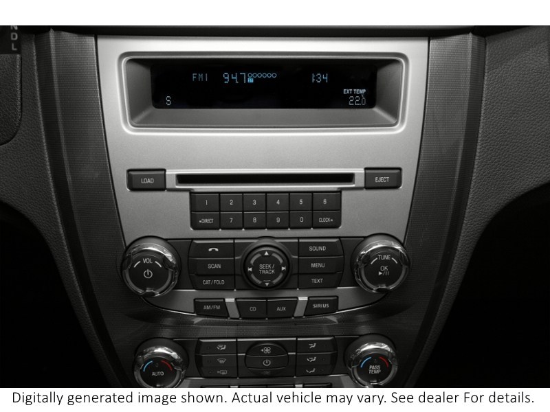 2012 Ford Fusion 4Dr Sdn SE FWD Interior Shot 2