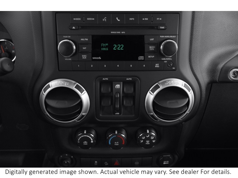 2012 Jeep Wrangler Unlimited 4WD 4Dr Sahara Interior Shot 2