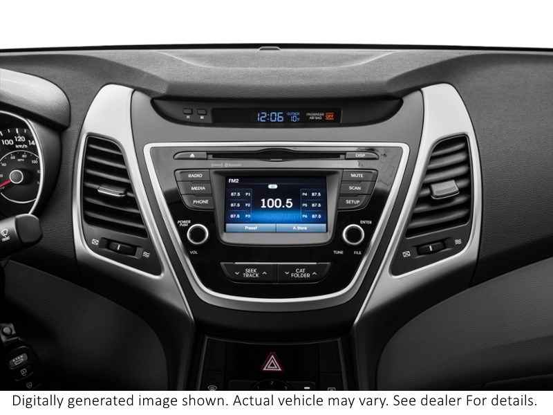 2015 Hyundai Elantra 4Dr Sdn Auto Gls Interior Shot 2