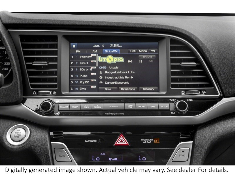 2017 Hyundai Elantra 4Dr Sdn Auto Limited *Ltd Avail* Interior Shot 2
