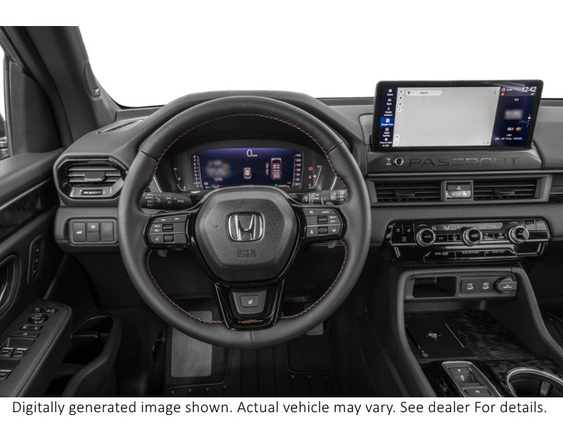 2026 Honda Passport Trailsport Touring Blackout AWD Interior Shot 3