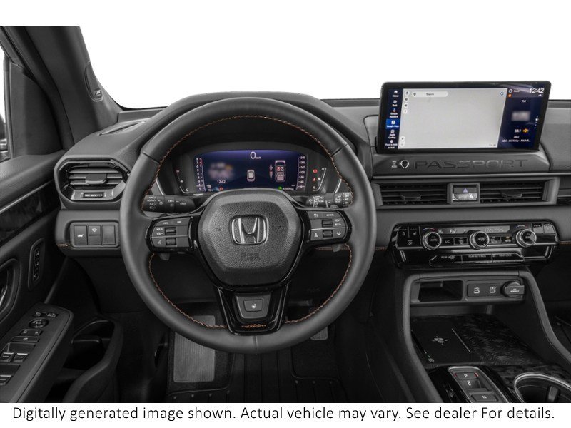 2026 Honda Passport Trailsport Touring Blackout AWD Interior Shot 3