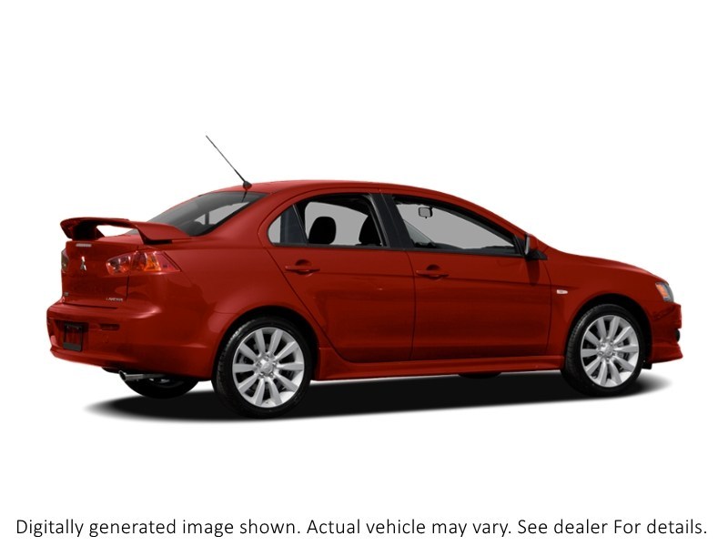 2010 Mitsubishi Lancer 4Dr Sdn CVT De Exterior Shot 2