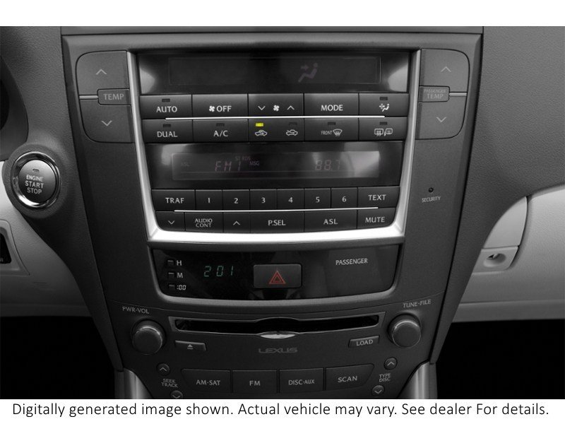2011 Lexus Is 350 4Dr Sdn AWD Interior Shot 2