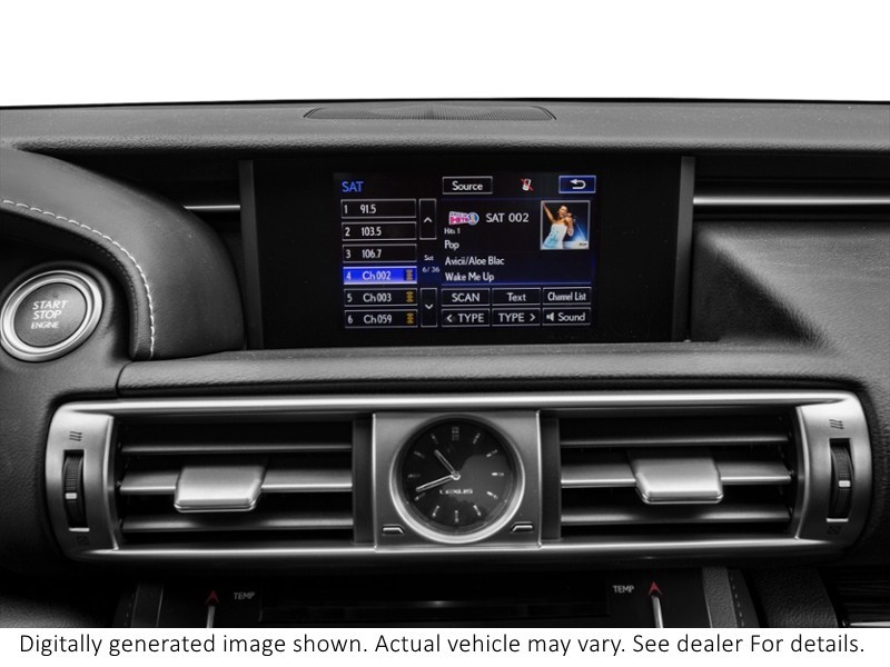 2015 Lexus Is 250 4Dr Sdn AWD Interior Shot 2