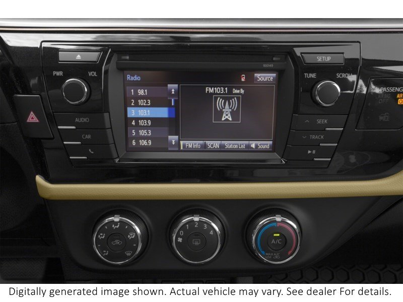 2015 Toyota Corolla 4Dr Sdn Man Ce Interior Shot 2