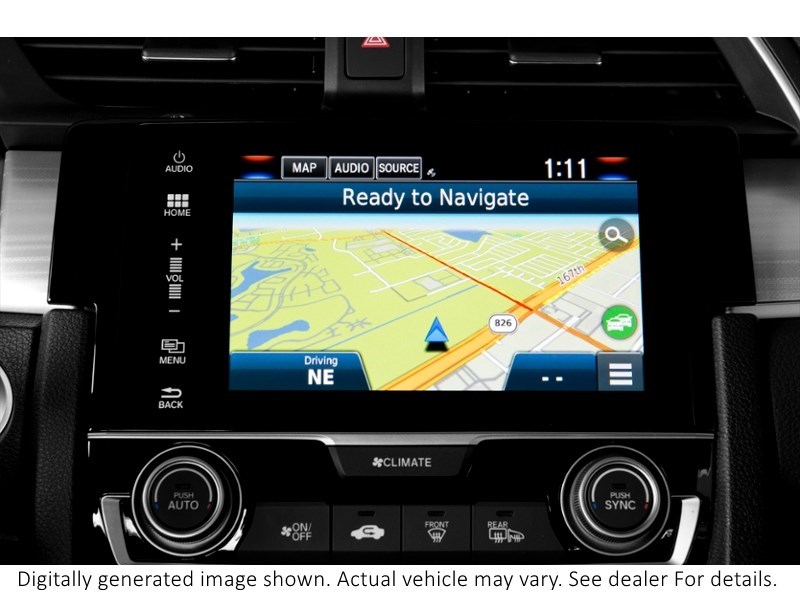 2017 Honda Civic 2Dr CVT Touring Interior Shot 8