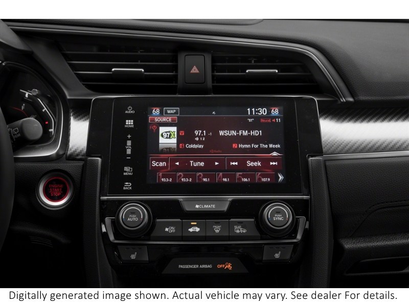 2017 Honda Civic Hatchback 5Dr CVT Sport Touring Interior Shot 2