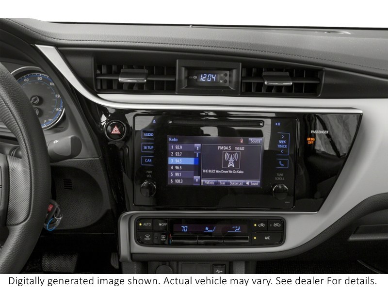 2017 Toyota Corolla 4Dr Sdn CVT LE Interior Shot 2