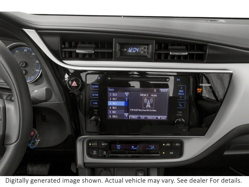 2017 Toyota Corolla 4Dr Sdn CVT LE Interior Shot 2