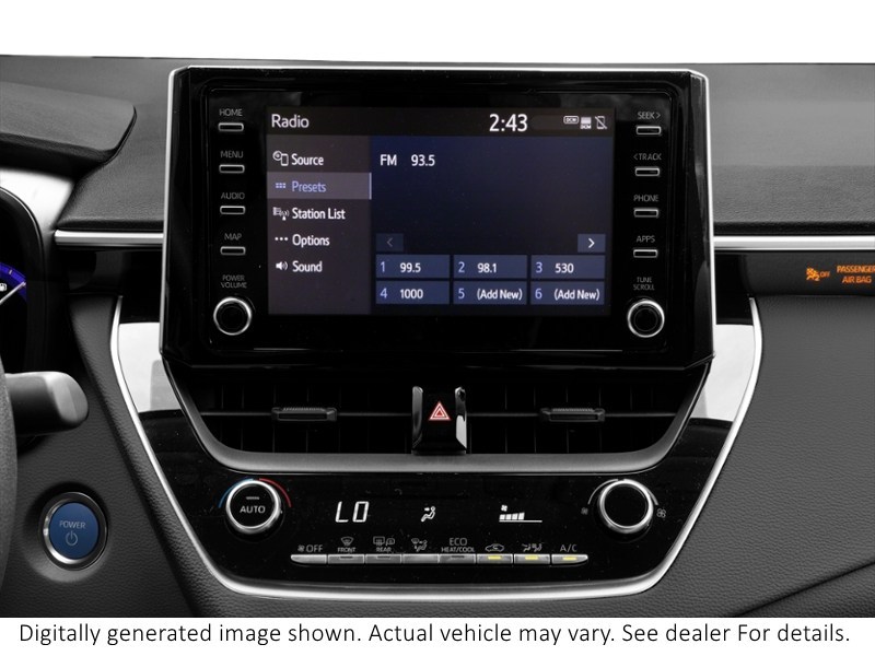 2020 Toyota Corolla Hybrid Hybrid CVT Interior Shot 2