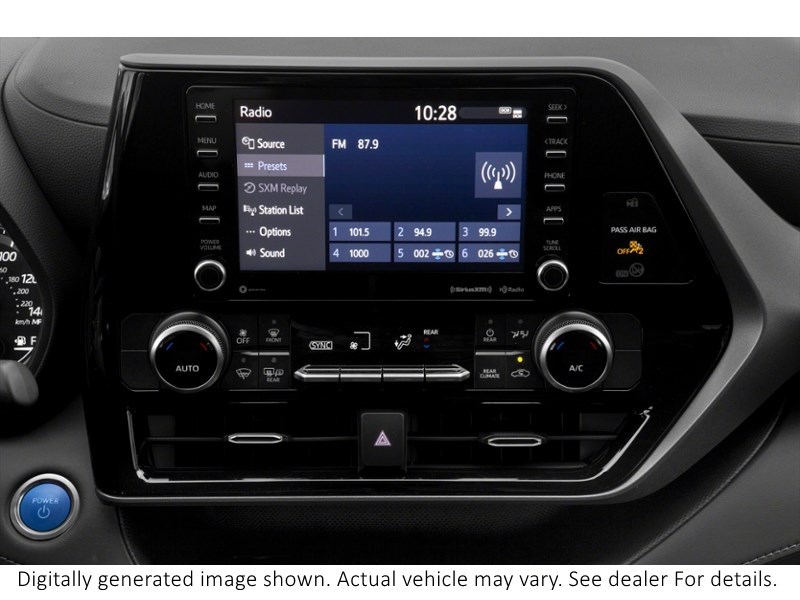 2021 Toyota Highlander Hybrid Hybrid XLE AWD Interior Shot 2
