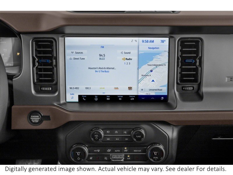 2022 Ford Bronco Outer Banks | 4X4 | 2.3L |Lux Pkg |Hard Tp|Leather Interior Shot 2