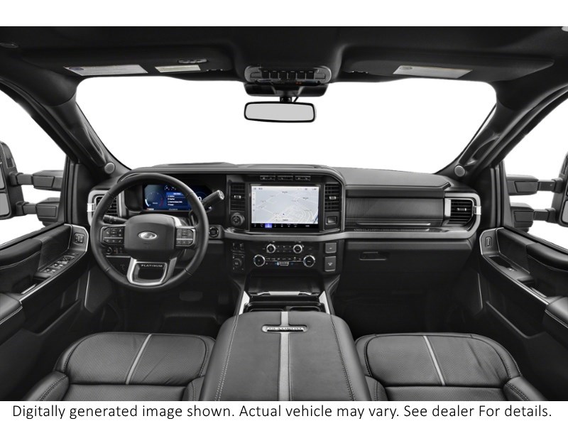 2024 Ford Super Duty F-350 Drw Platinum 4WD Crew Cab 8' Box Interior Shot 6