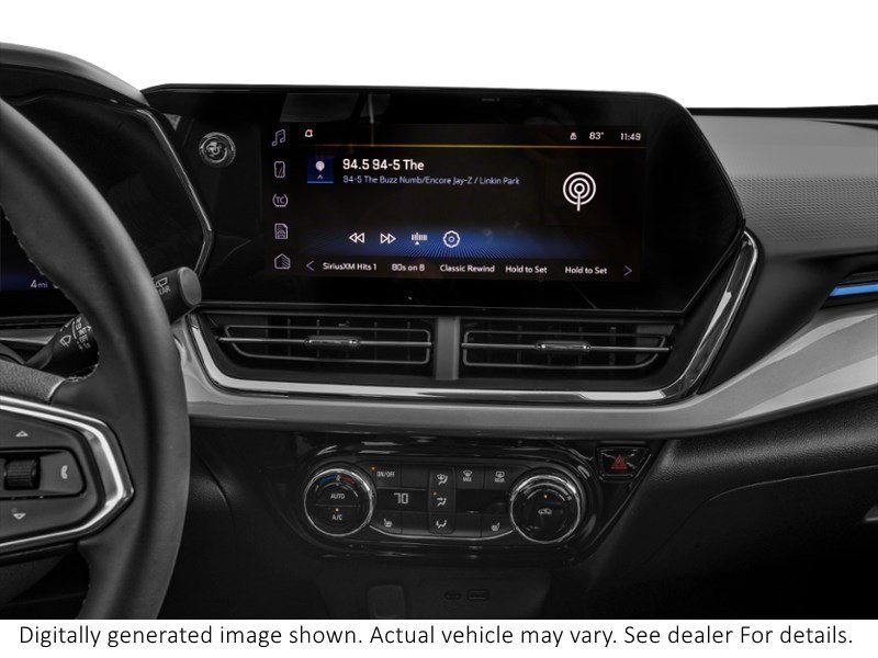 2025 Chevrolet Trax 2Rs | 1.2L Turbo | Adptv Cruise| Blis |Htd Str Whl Interior Shot 2