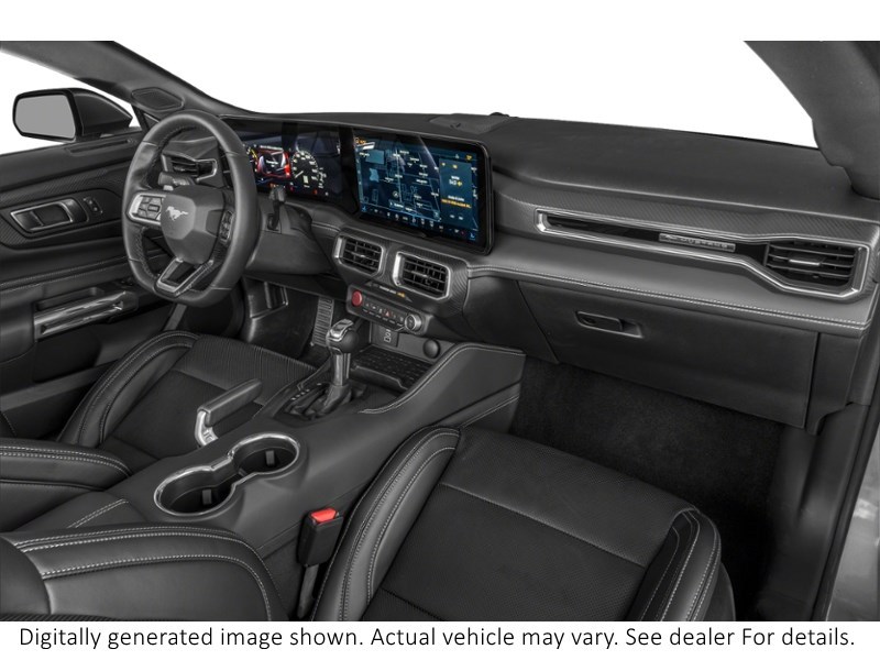 2026 Ford Mustang Ecoboost Convertible Interior Shot 1