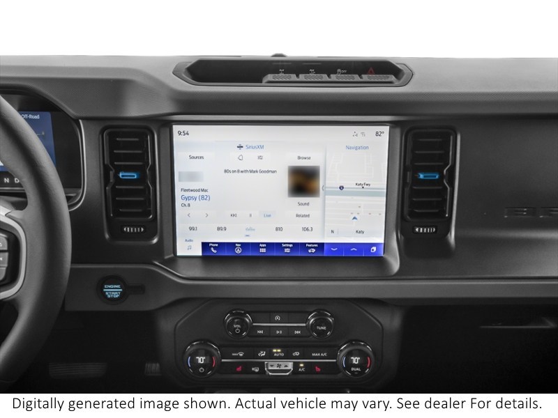 2024 Ford Bronco Black Diamond 4 Door 4X4 Interior Shot 2