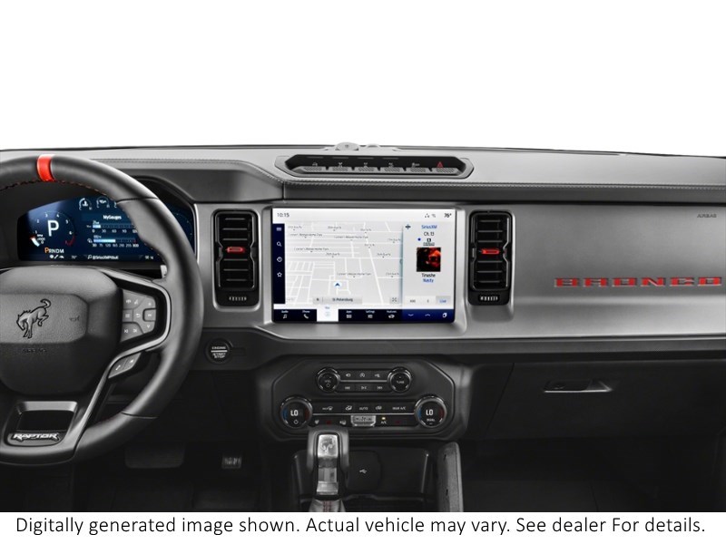 2024 Ford Bronco Raptor 4 Door 4X4 Interior Shot 8