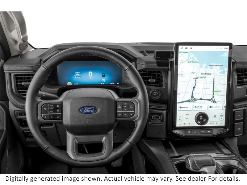 2024 Ford F-150 Lightning Flash | 4X4 | Ext Batt | 360 | Adptv Cruise | 20S Interior Shot 3