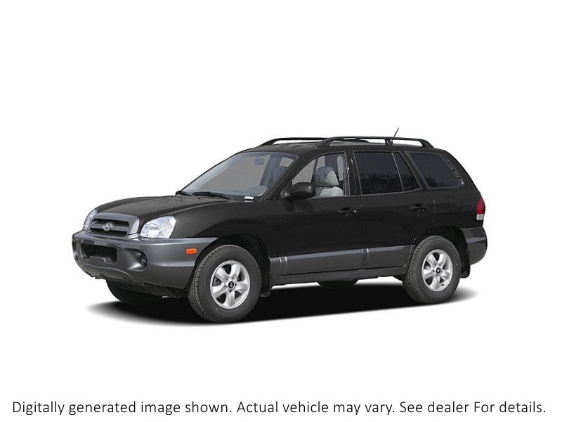 2006 Hyundai Santa Fe 4Dr Gl FWD 2.7L Auto Ebony Black  Shot 1