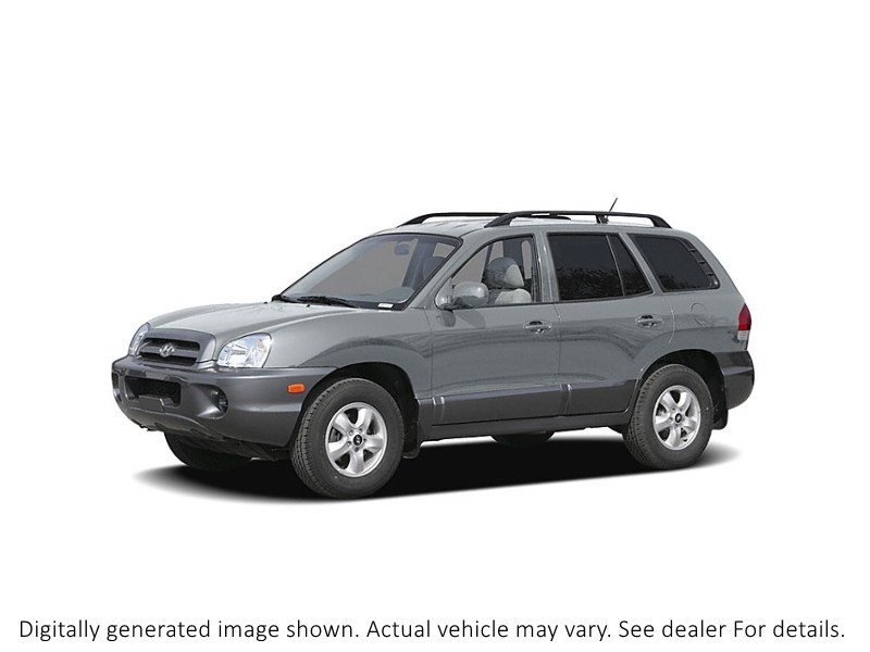 2006 Hyundai Santa Fe 4Dr Gl FWD 2.7L Auto Arctic Silver Metallic  Shot 5