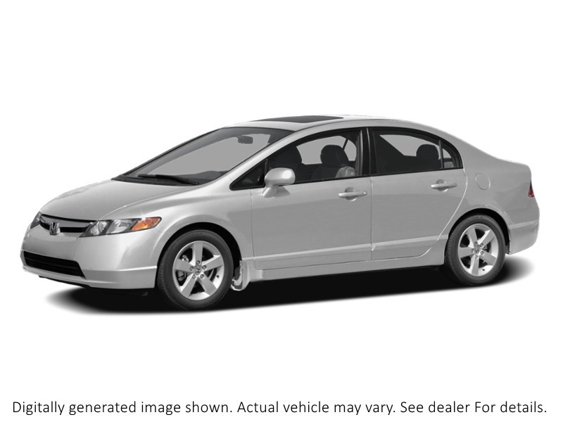 2008 Honda Civic Sdn 4Dr Auto LX Alabaster Silver Metallic  Shot 4