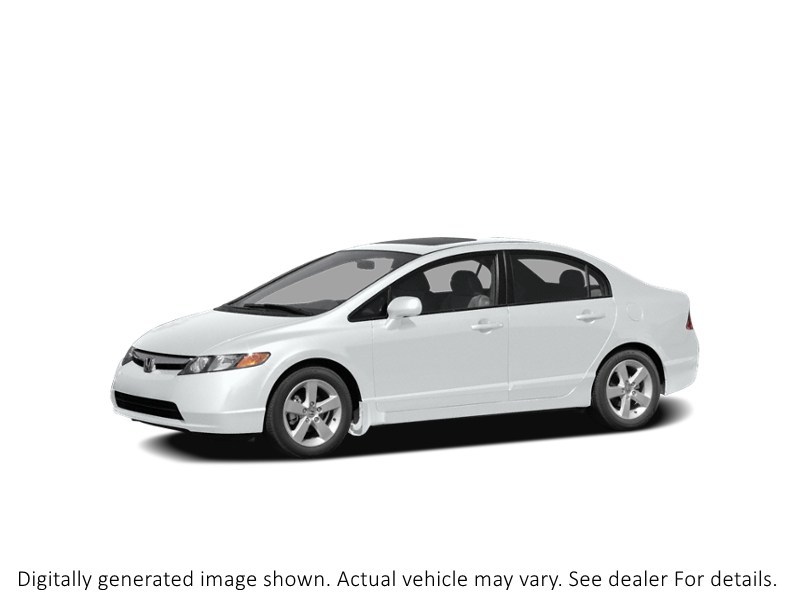 2008 Honda Civic Sdn 4Dr Auto LX Taffeta White  Shot 9