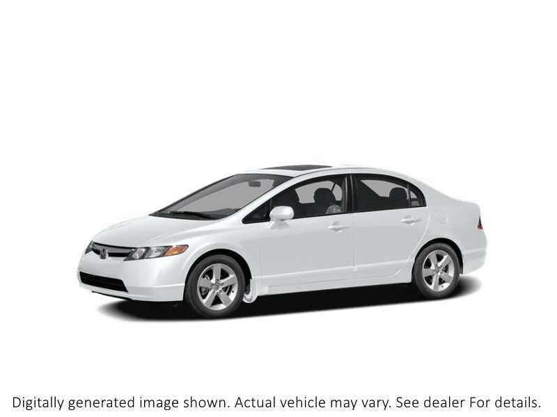 2008 Honda Civic Sdn 4Dr Auto LX Taffeta White  Shot 9