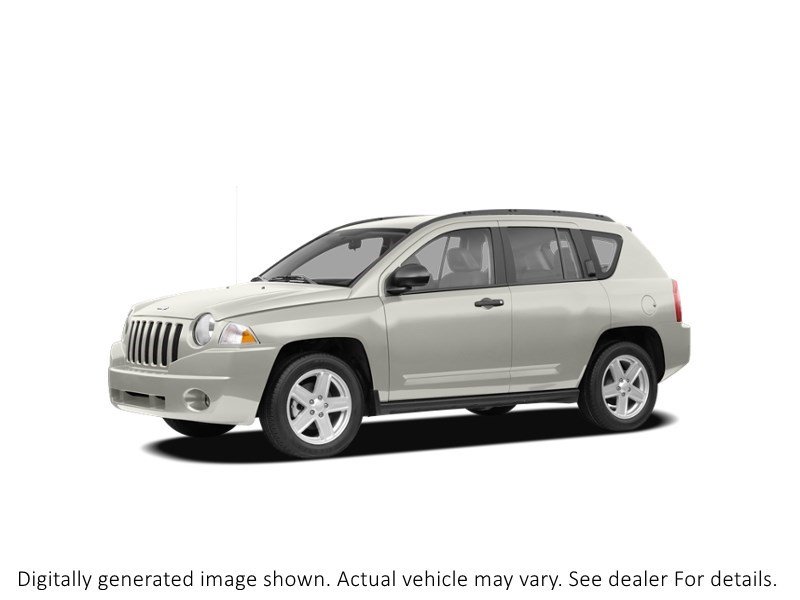 2008 Jeep Compass 4WD 4Dr Sport Stone White Clearcoat  Shot 8