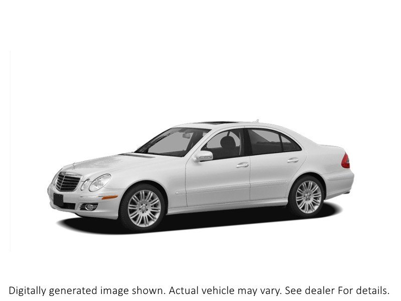 2008 Mercedes-Benz E-Class 4Dr Sdn 3.5L 4Matic Calcite White  Shot 1