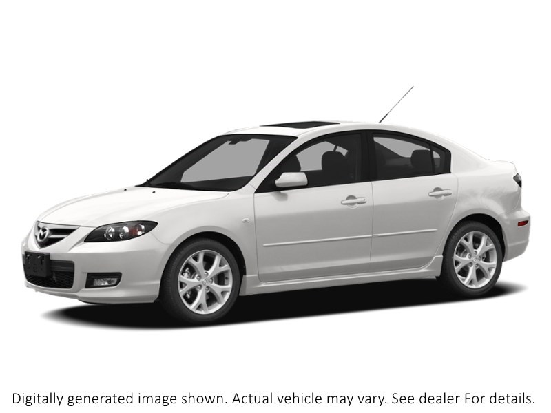 2009 Mazda Mazda3 4Dr Sdn Man GX Arctic White  Shot 4