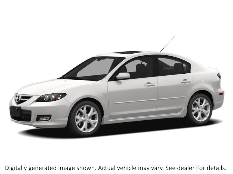2009 Mazda Mazda3 4Dr Sdn Auto GX Arctic White  Shot 4