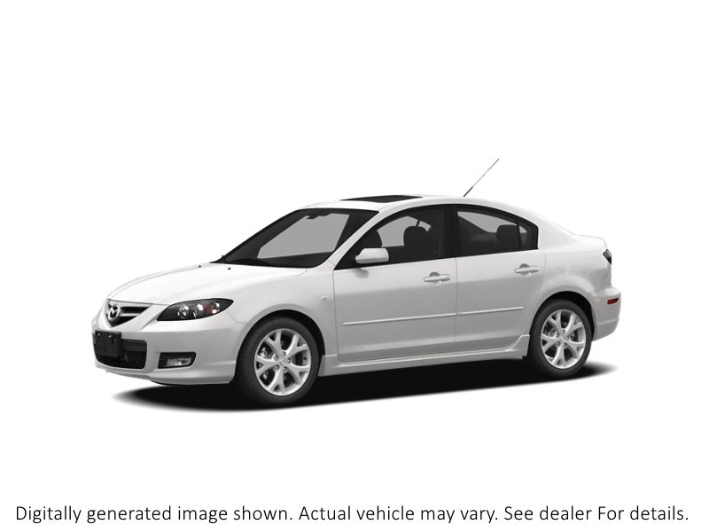 2009 Mazda Mazda3 4Dr Sdn Auto GX Arctic White  Shot 3