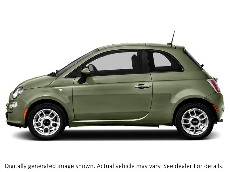 2015 Fiat 500 2Dr Hb Pop Verde Oliva (Olive Green)  Shot 23
