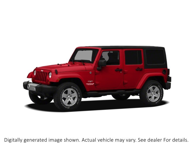 2012 Jeep Wrangler Unlimited 4WD 4Dr Sahara Flame Red Clearcoat  Shot 4