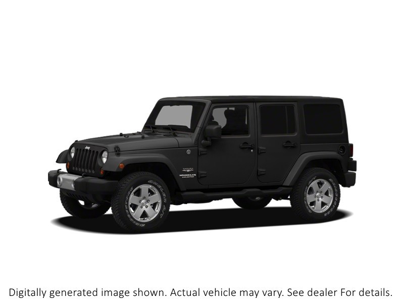 2012 Jeep Wrangler Unlimited 4WD 4Dr Sahara Black  Shot 9