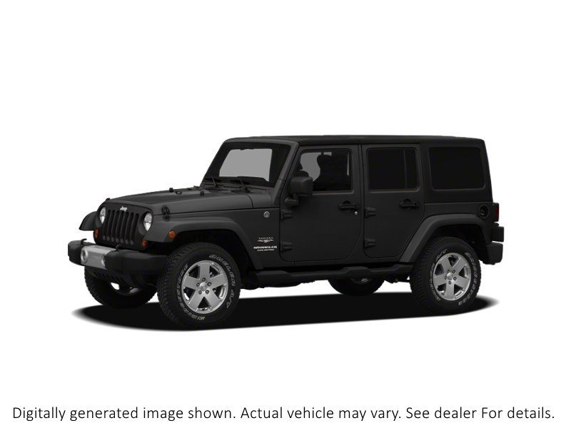 2012 Jeep Wrangler Unlimited 4WD 4Dr Sahara Black  Shot 9
