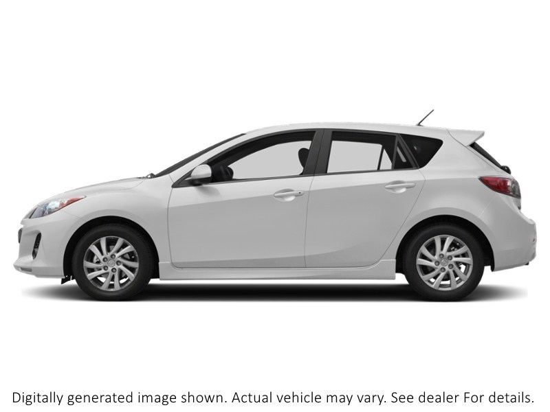 2012 Mazda Mazda3 Sport 4Dr Hb Sport Man Gs-Sky Crystal White Pearl  Shot 3