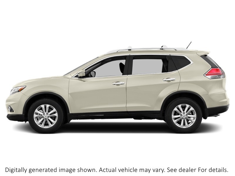 2015 Nissan Rogue AWD 4Dr S Pearl White  Shot 21