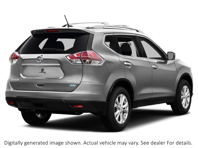 2015 Nissan Rogue AWD 4Dr S Brilliant Silver Metallic  Shot 12
