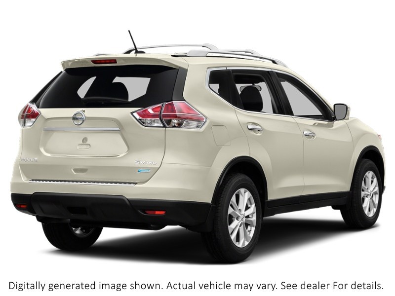 2015 Nissan Rogue AWD 4Dr S Pearl White  Shot 20