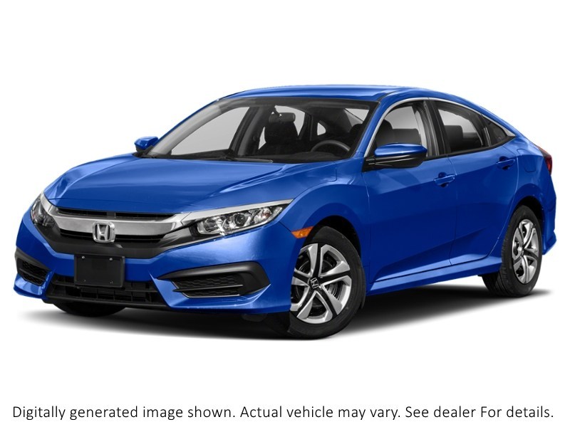 2018 Honda Civic Sedan LX Manual Aegean Blue Metallic  Shot 1