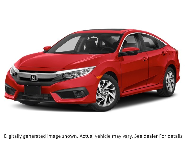 2018 Honda Civic Sedan EX CVT Rallye Red  Shot 4