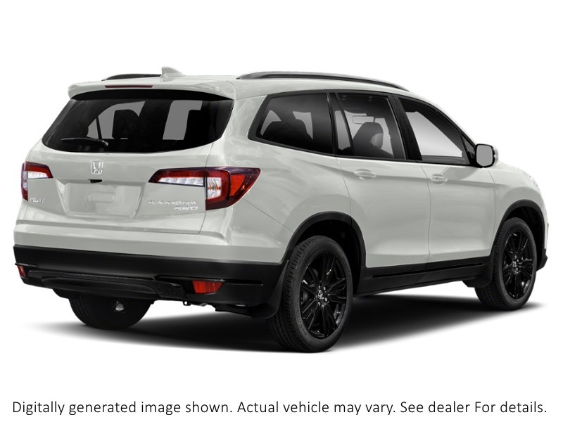 2020 Honda Pilot Black Edition AWD Platinum White Pearl  Shot 6