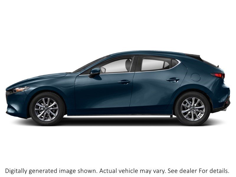 2019 Mazda Mazda3 Sport Gs Auto FWD Deep Crystal Blue Mica  Shot 3
