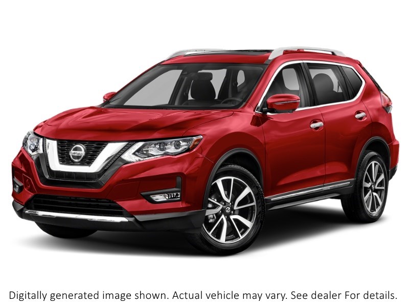 2020 Nissan Rogue AWD SL Scarlet Ember Pearl  Shot 4