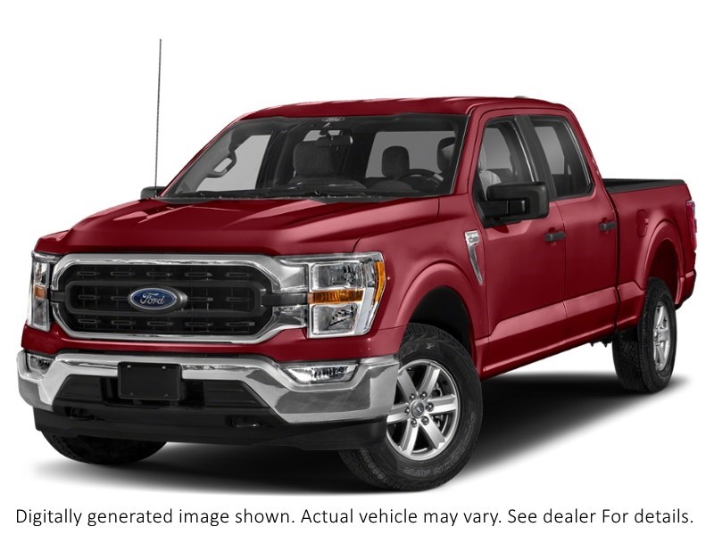 2022 Ford F-150 XLT 4WD Supercrew 5.5' Box Rapid Red Metallic Tinted Clearcoat  Shot 26