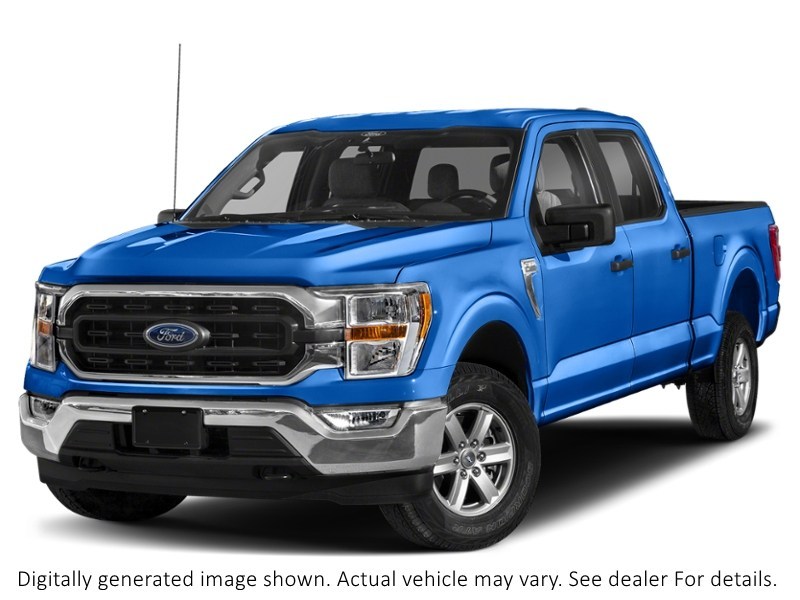 2021 Ford F-150 XLT 4WD Supercrew 5.5' Box Velocity Blue Metallic  Shot 1