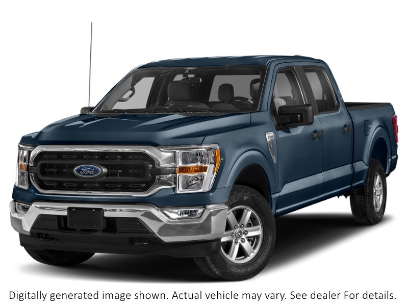 2023 Ford F-150 XLT 4WD Supercrew 5.5' Box Antimatter Blue Metallic  Shot 35